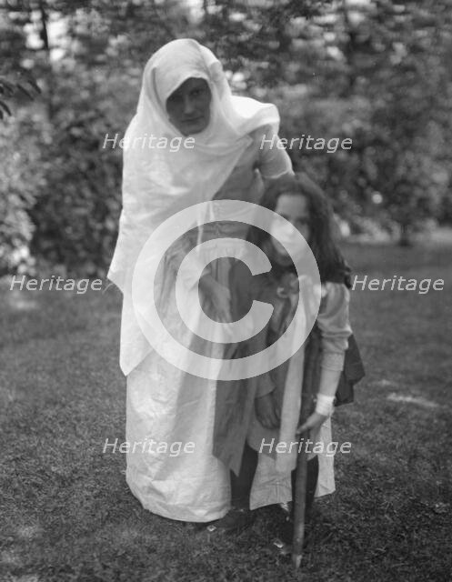 Theatrical performance at Dongan Hall, 1921 May 27. Creator: Arnold Genthe.