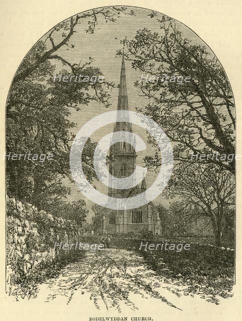 'Bodelwyddan Church', 1898. Creator: Unknown.