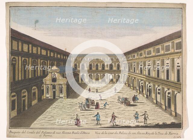 View of the Duke of Parma's Palace, 1700-1799. Creator: Unknown.