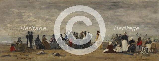 Trouville, 1871. Creator: Eugene Louis Boudin.