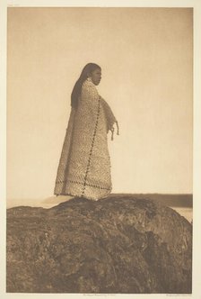 Cowichan Girl, 1912. Creator: Edward Sheriff Curtis.