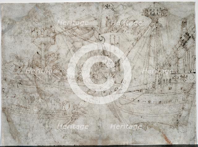 Navicella, c. 1410s. Creator: Parri Spinelli (Italian, 1387-c. 1453).