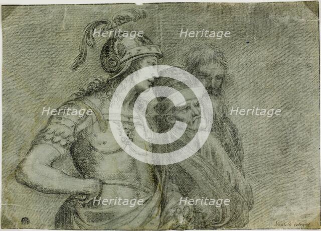 Alcibiades and Two Philosophers, 18th century. Creator: After Raffaello Sanzio, called Raphael  Italian, 1483-1521.