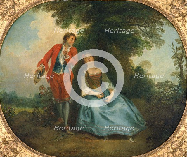 Sleeping Shepherdess, ca 1730. Artist: Lancret, Nicolas (1690-1743)