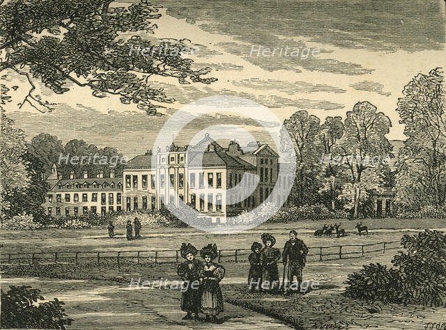 'Kensington Palace, Where The Queen Was Born, As It Appeared in 1831', (c1897). Creator: Unknown.