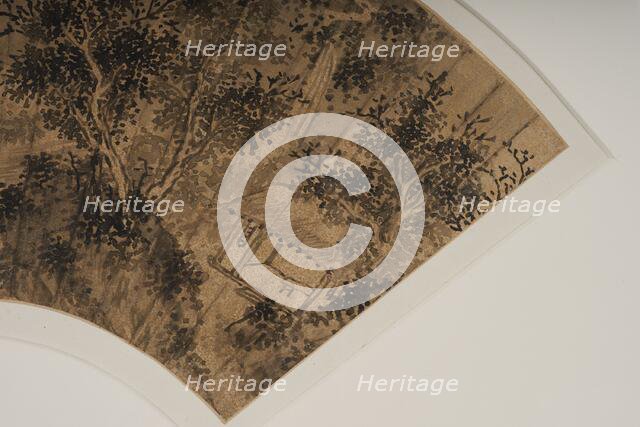 Solitary person in a landscape. Creator: Wen Zhengming.