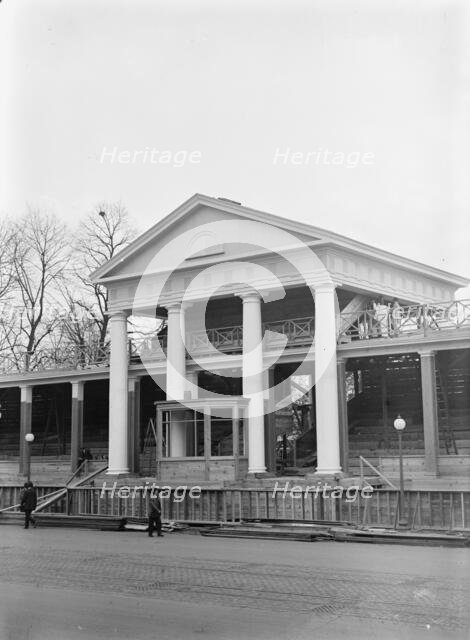 Inaugural Stands - Court of Honor Before White House, 1913. Creator: Harris & Ewing.