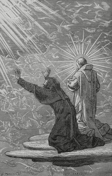 The Divine Comedy, (1307-1321): The Paradise, 1888.  Creator: Jean Edouard Dargent.