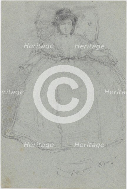 Nelly, 1867-1870. Creator: James Abbott McNeill Whistler.