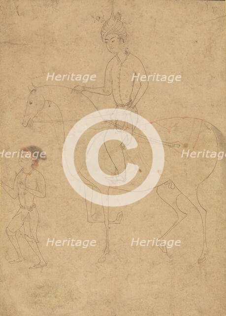 Groom and Rider, 1540-50. Creator: Unknown.