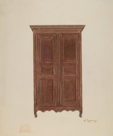 Armoire, c. 1939. Creator: Sarkis Erganian.