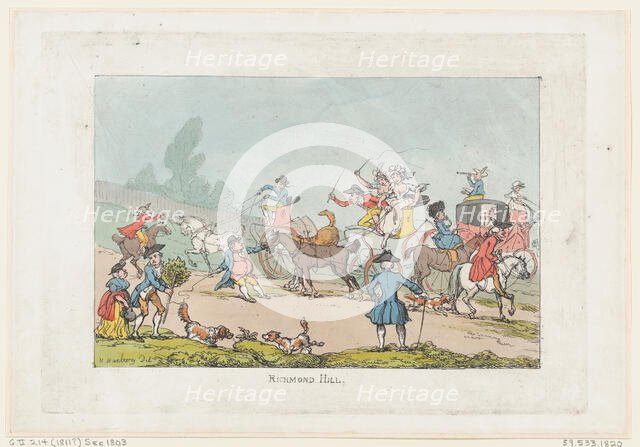 Richmond Hill, 1811., 1811. Creator: Thomas Rowlandson.