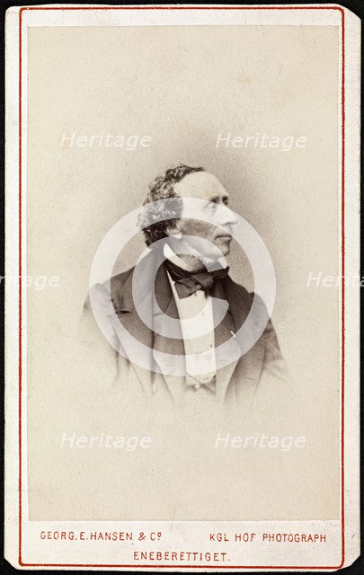 Portrait of Hans Christian Andersen (1805-1875), c. 1871.
