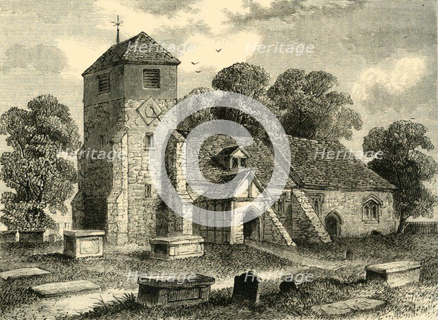 'Lee Church in 1795', (c1878). Creator: Unknown.