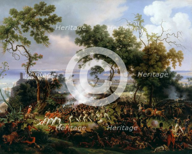 The Battle of Barrosa, 5 March 1811. Artist: Lejeune, Louis-François, Baron (1775-1848)