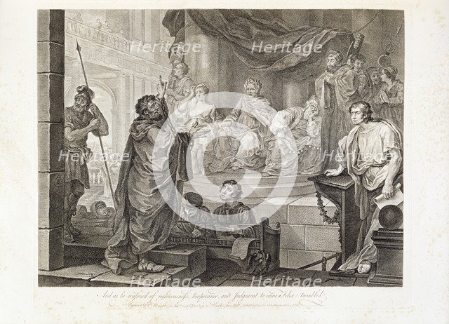 Paul before Felix, Plate II, 1752.   Artist: William Hogarth