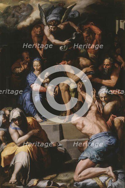 The Adoration of the Christ Child, 1548. Creator: Tibaldi, Pellegrino (1527-1596).