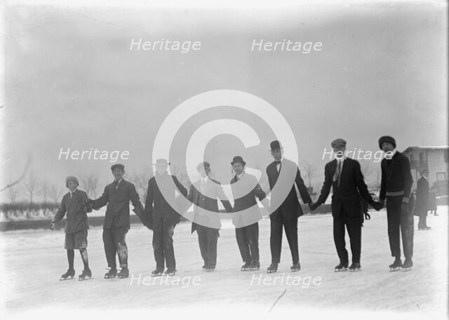 Skating Party, 1912. Creator: Harris & Ewing.
