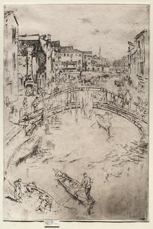 The Bridge, 1886. Creator: James McNeill Whistler (American, 1834-1903).