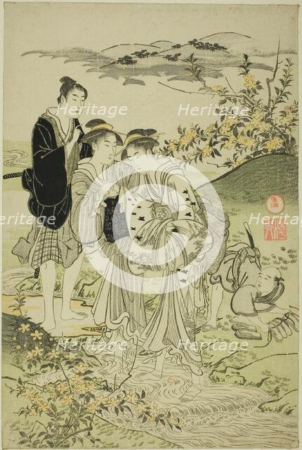 The Ide Jewel River, Japan, c. 1781/89. Creator: Kubo Shunman.