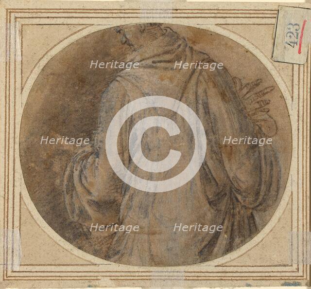 A Monk [verso], c. 1500. Creator: Fra Bartolomeo.