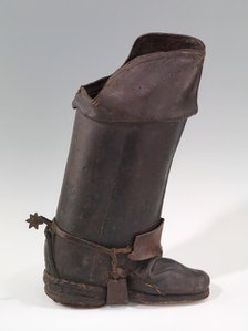 Jackboots, British, 18th century. Creator: Unknown.