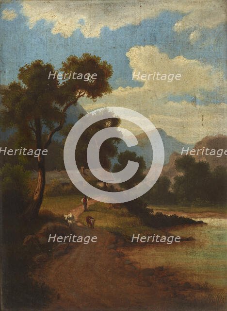 Landscape, c1850. Creator: M Rohu.