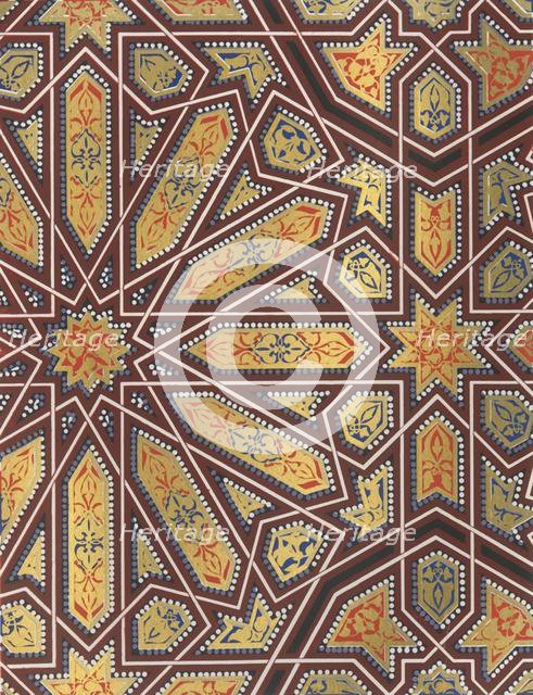 'Part of ceiling of the Portico of the Court of the Fish Pond', 1907. Creator: Unknown.