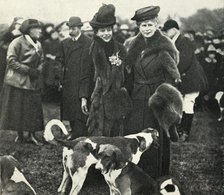 'Queen Mary and Queen Alexandra at a meeting of the West Norfolk Hunt in 1920', (1951). Creator: Unknown.