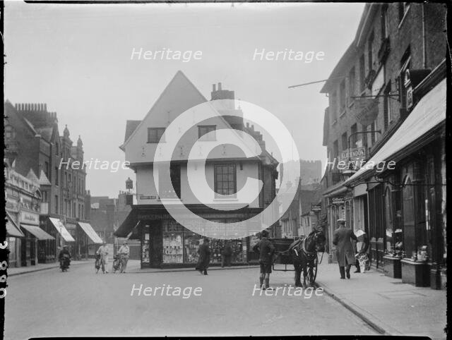 Market Place, St Albans, Hertfordshire, 1928. Creator: Katherine Jean Macfee.