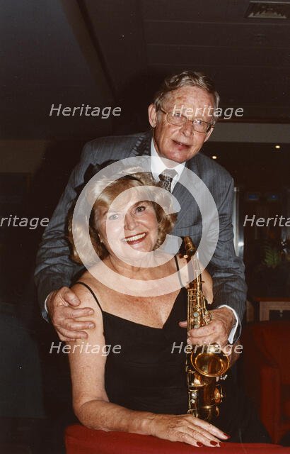 Bob Wilber and Joanne 'Pug' Horton Blackpool Jazz Party 2007. Creator: Brian Foskett.