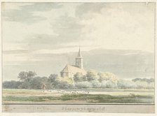 View of Steenwijkerwold, 1732. Creator: Cornelis Pronk.