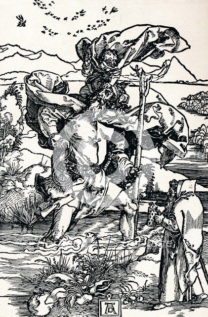 'St Christopher', 1500 (1906). Artist: Albrecht Durer.