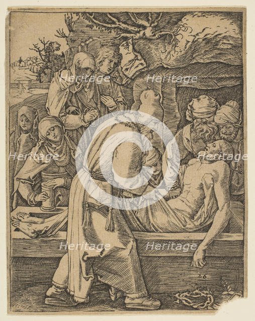 The Deposition, from The Small Passion (copy).n.d. Creator: Marcantonio Raimondi.
