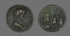 Sestertius (Coin) Portraying Emperor Galba, 68. Creator: Unknown.
