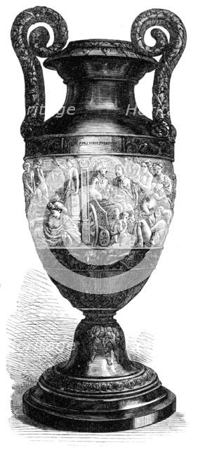 The Loan Collection, South Kensington Museum: vase designed by Baron Triqueti, 1868. Creator: Unknown.