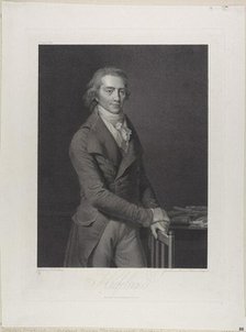 Portrait of Christoph Wilhelm Hufeland, c. 1802. Creator: Johann Friedrich Wilhelm Müller.