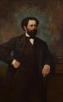 Portrait of Józef Potocki, 1864. Creator: Anton Teofil Kwiatkowski.