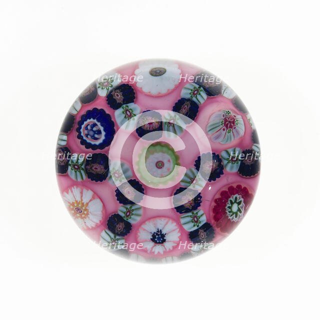 Paperweight, Clichy, 19th century. Creator: Clichy Glassworks.