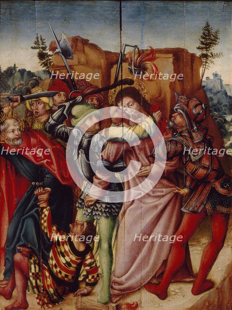 The Judas Kiss, Early16th cen.. Artist: German master  