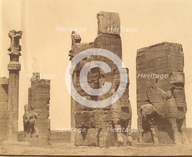 (15) [Gate of all Nations, Persepolis, Fars], 1840s-60s. Creator: Luigi Pesce.