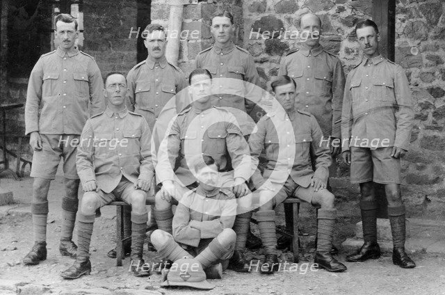 Soldiers from the 5th East Surrey regiment, Chakrata, India, 1917. Artist: Unknown