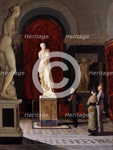 Interior from the Louvre, 1883. Creator: John Forssell.