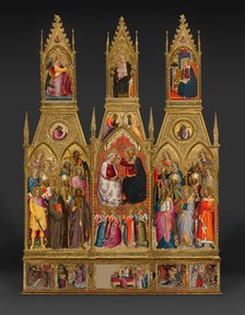 Polyptych with Coronation of the Virgin and Saints, about 1390s. Creator: Cenni di Francesco di Ser Cenni.