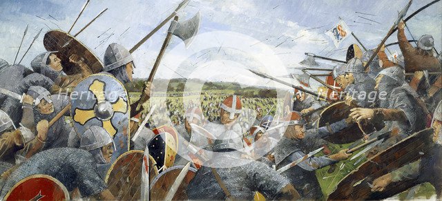 Battle of Hastings, 1066, (c1990-2010). Artist: Ivan Lapper.