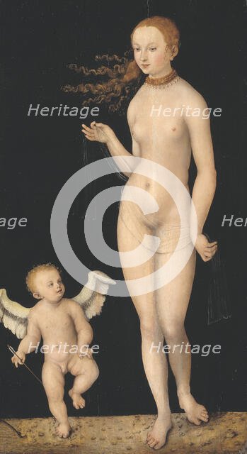 Venus and Cupid, early 16th century. Creator: Lucas Cranach the Elder.