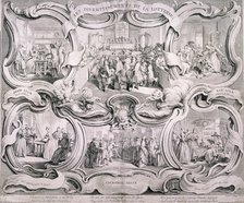 The Lottery, 1751. Artist: Nathaniel Parr