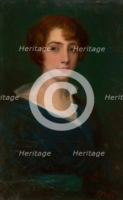 Portrait of a Woman, 1900-1920. Creator: Ludovit Pitthordt.
