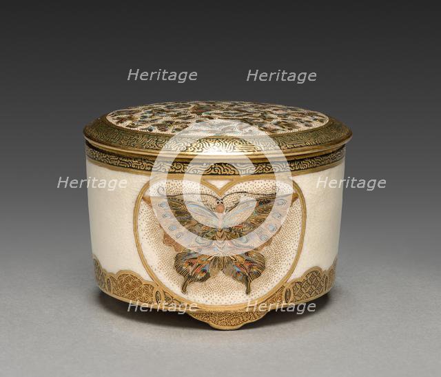 Jar: Satsuma Ware, 1800s. Creator: Unknown.