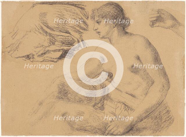 Nude Study, 1860s-1870s. Creator: William P. Babcock.